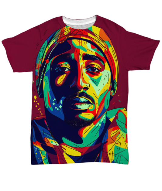 50 Years of Hip Hop - Tu-Pac All Over T-Shirt