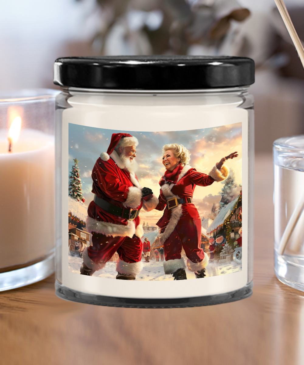 Claus Couple's Christmas Cheer Candle