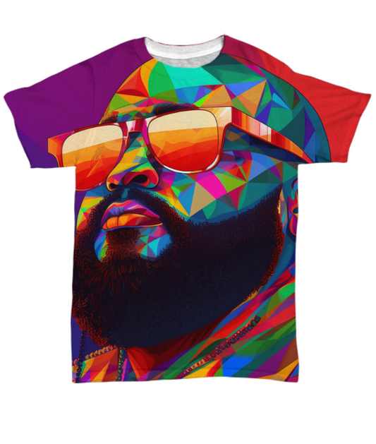 50 Years of Hip Hop - Rick Ross All Over T-Shirt