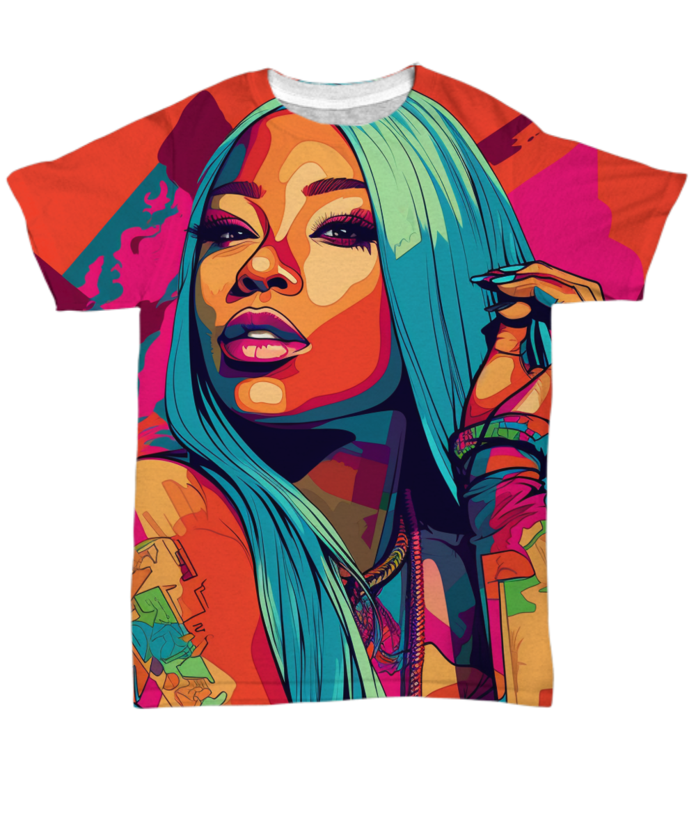 50 Years of Hip Hop - Trina All Over T-Shirt