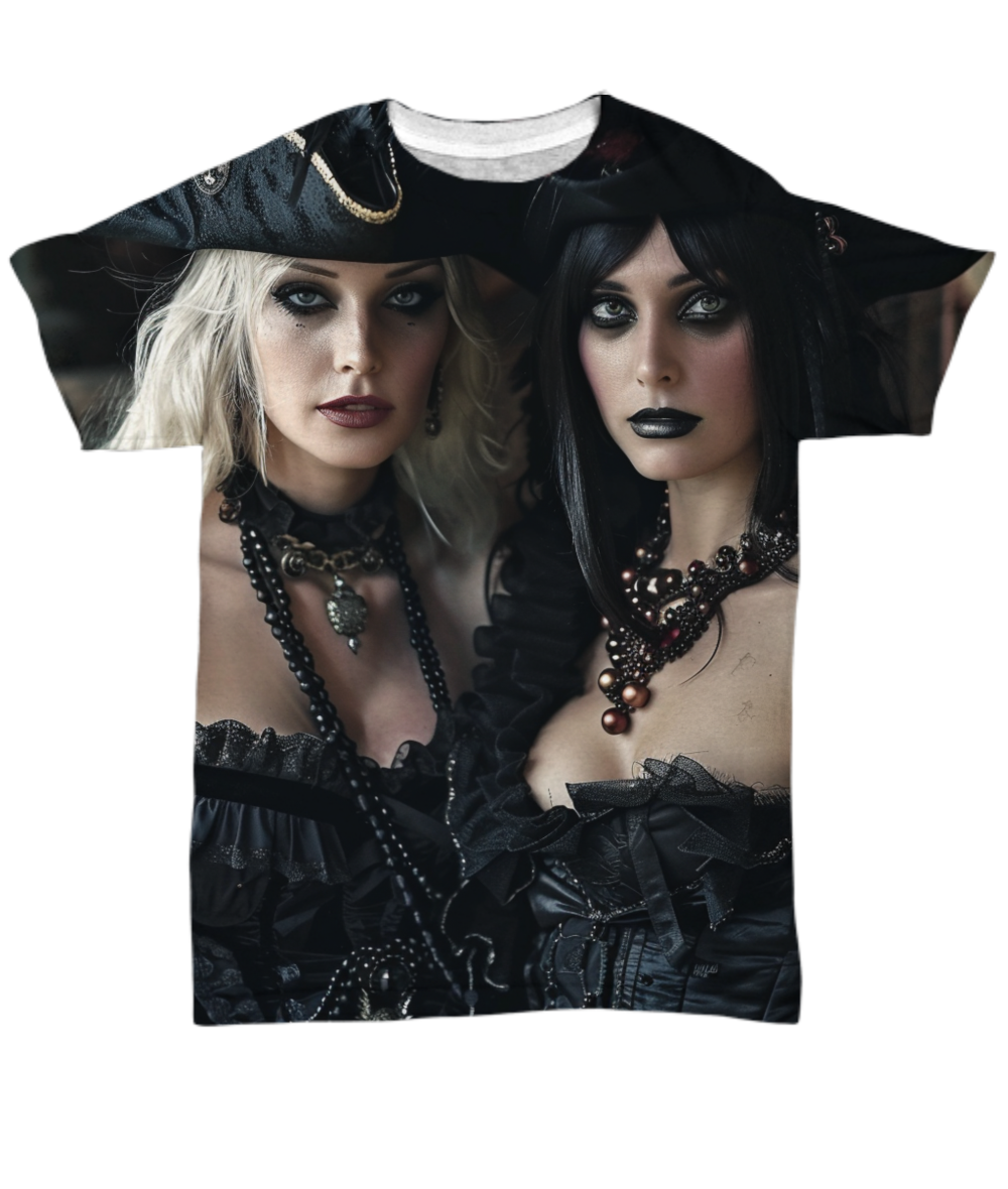 Sinister Sisters All Over T-Shirt