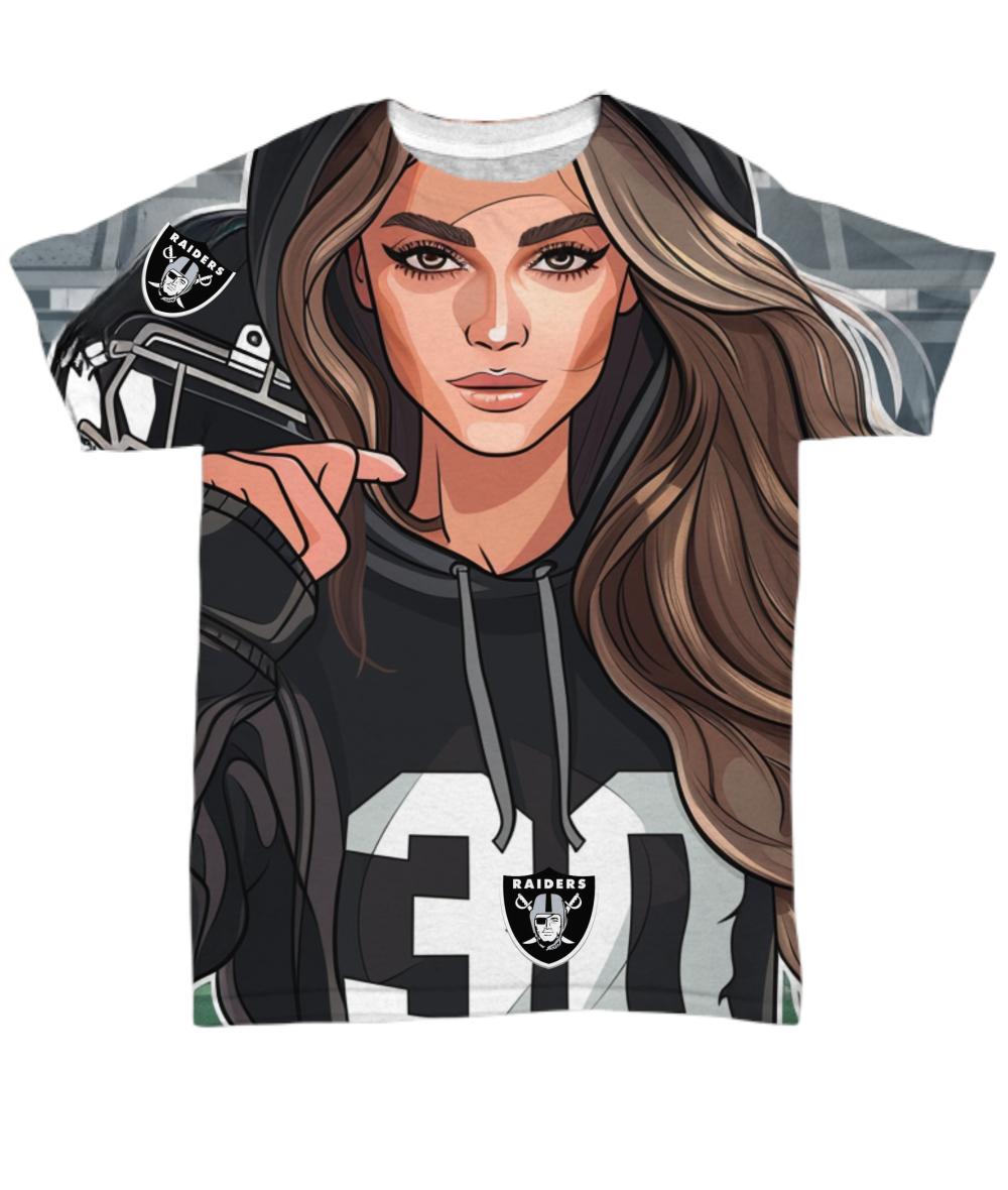 Raider Girl All Over Print T-Shirt