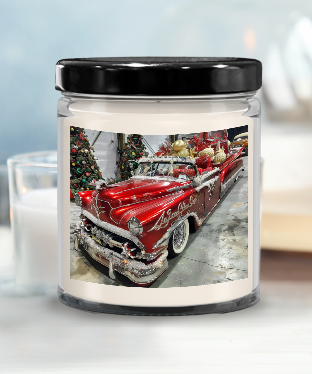 Old School Claus Candle