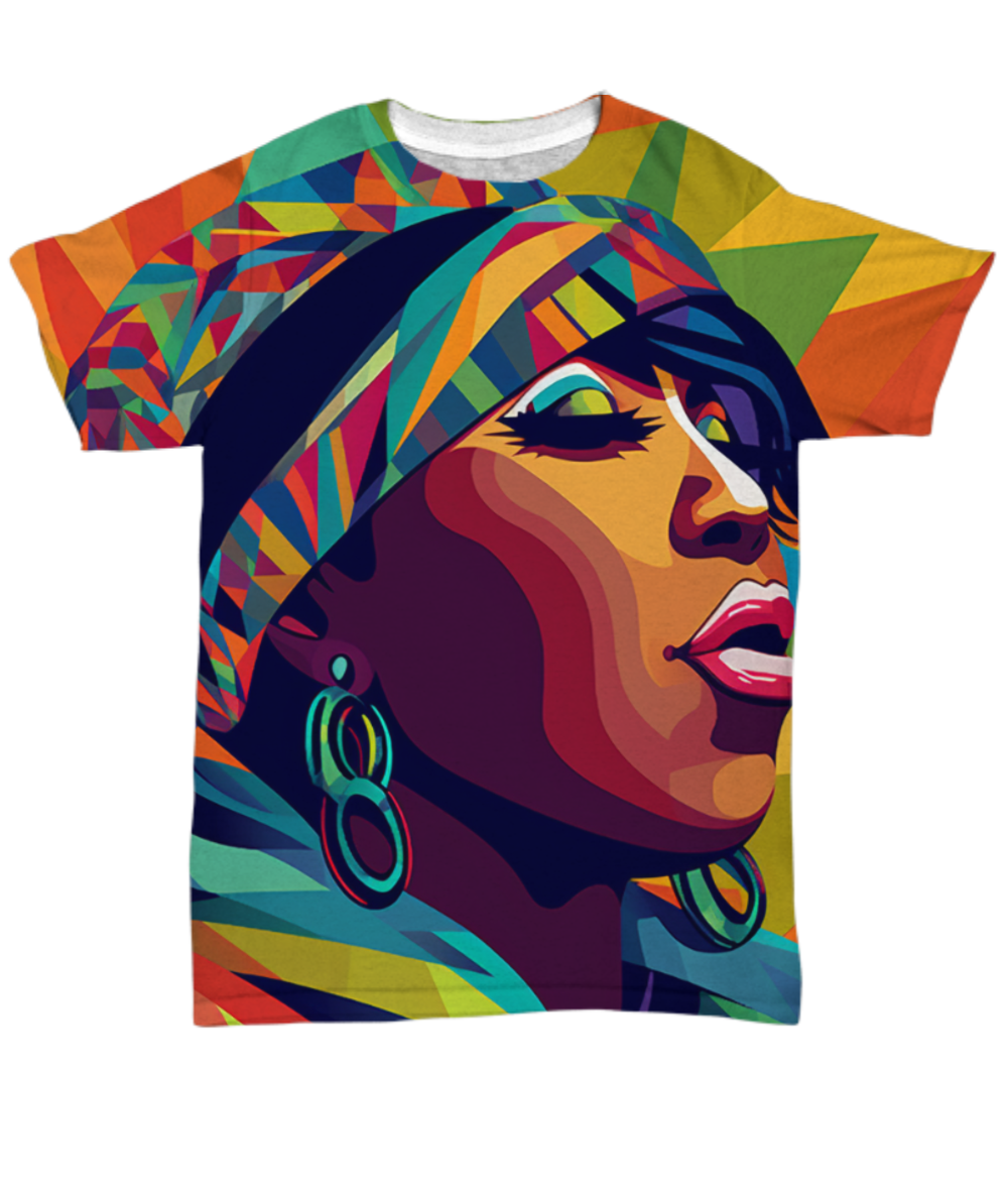 50 Years of Hip Hop - Missy Elliott All Over T-Shirt