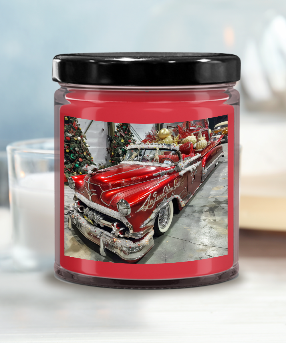 Old School Claus Candle