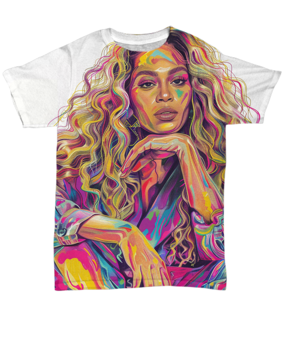 Sasha Fierce 1 All Over T-Shirt