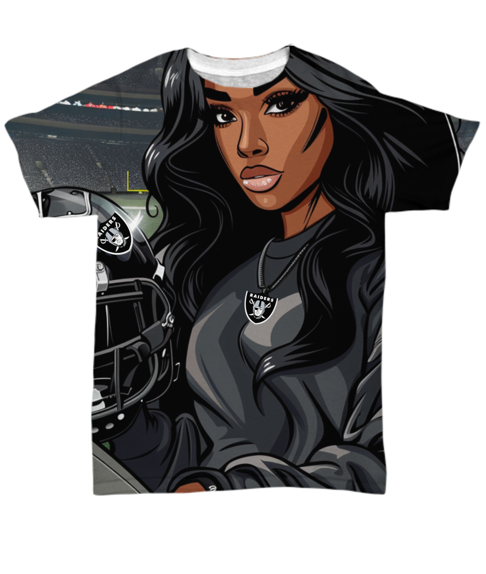 Raider Girl All Over Print T-Shirt