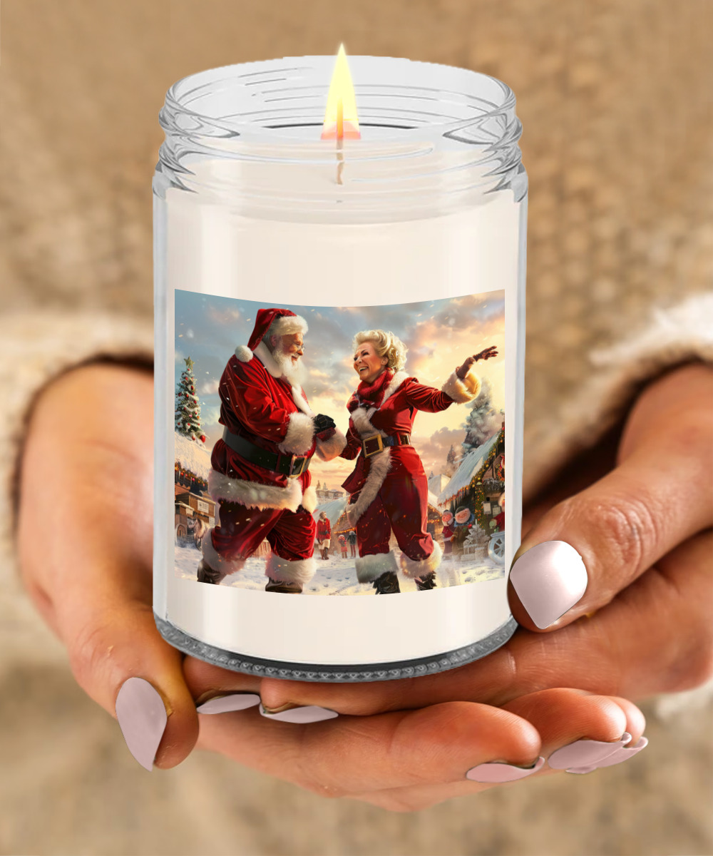 Claus Couple's Christmas Cheer Candle