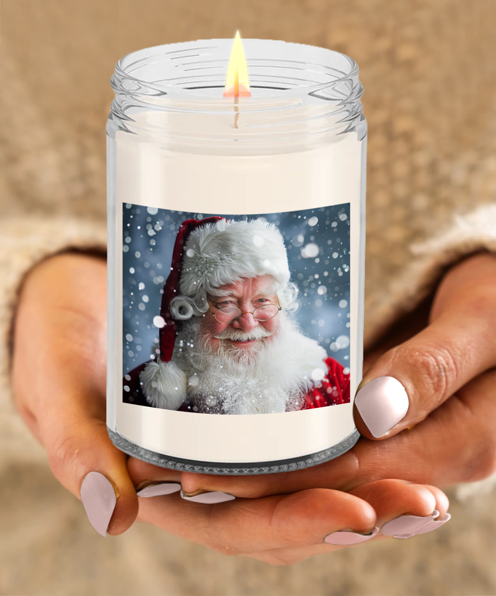 Papa Noel Candle