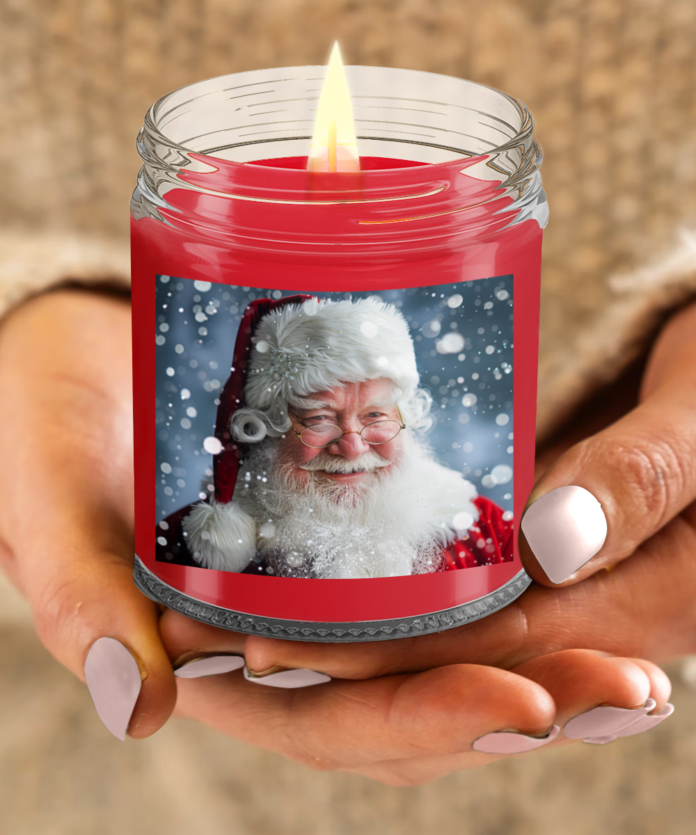 Papa Noel Candle