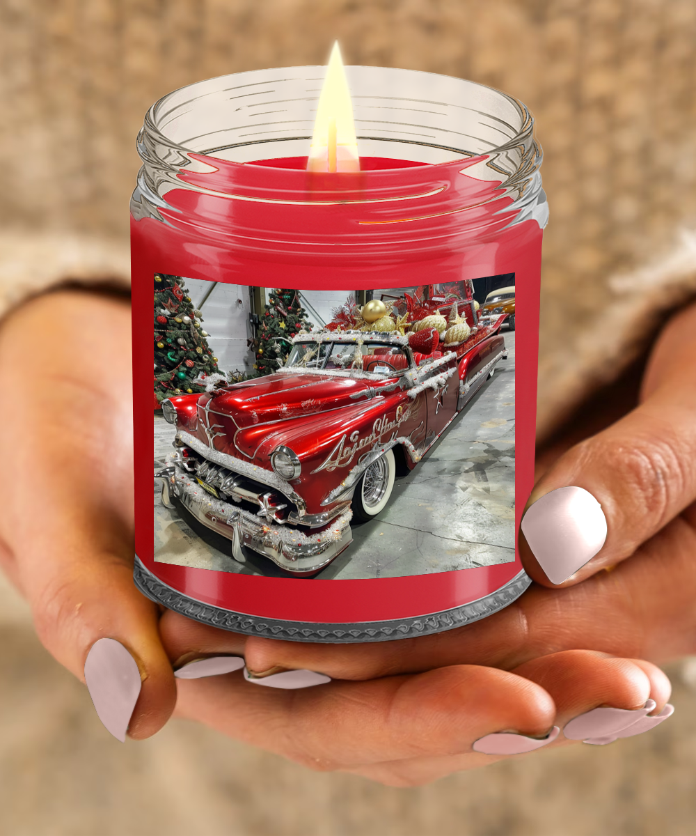 Old School Claus Candle