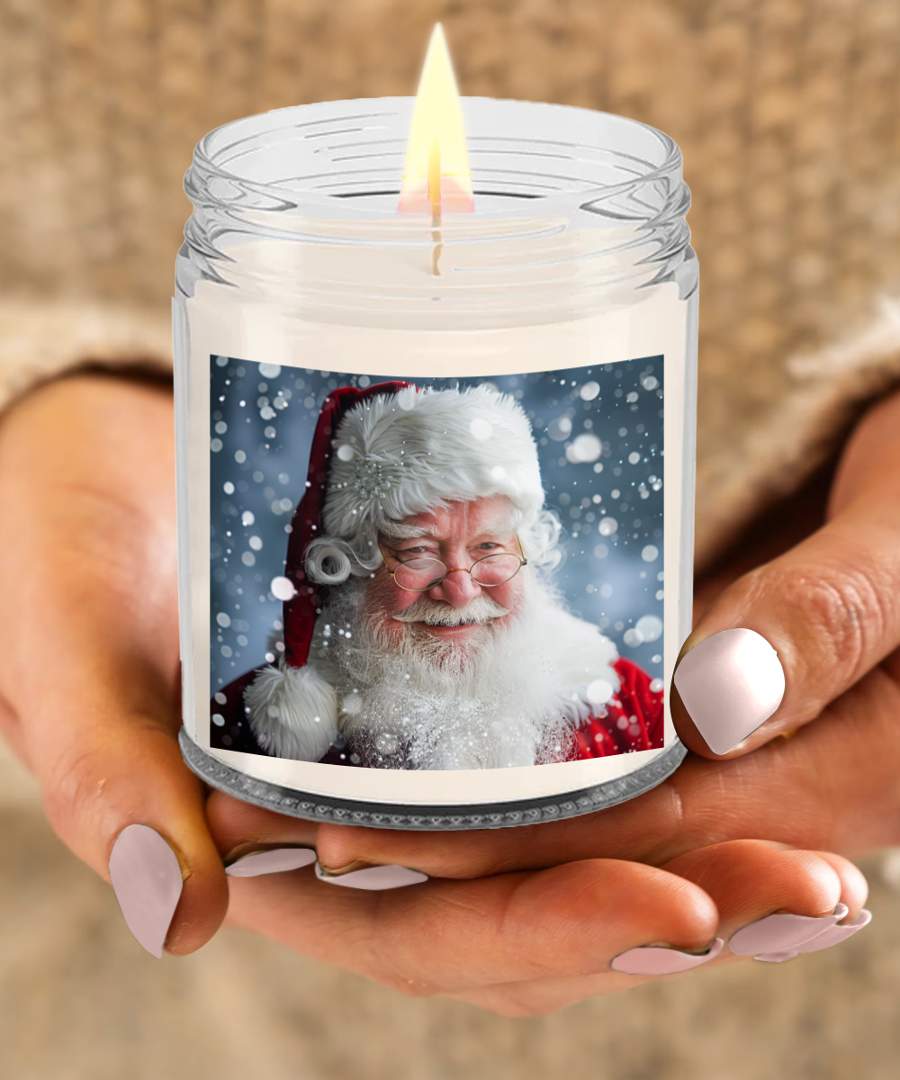 Papa Noel Candle