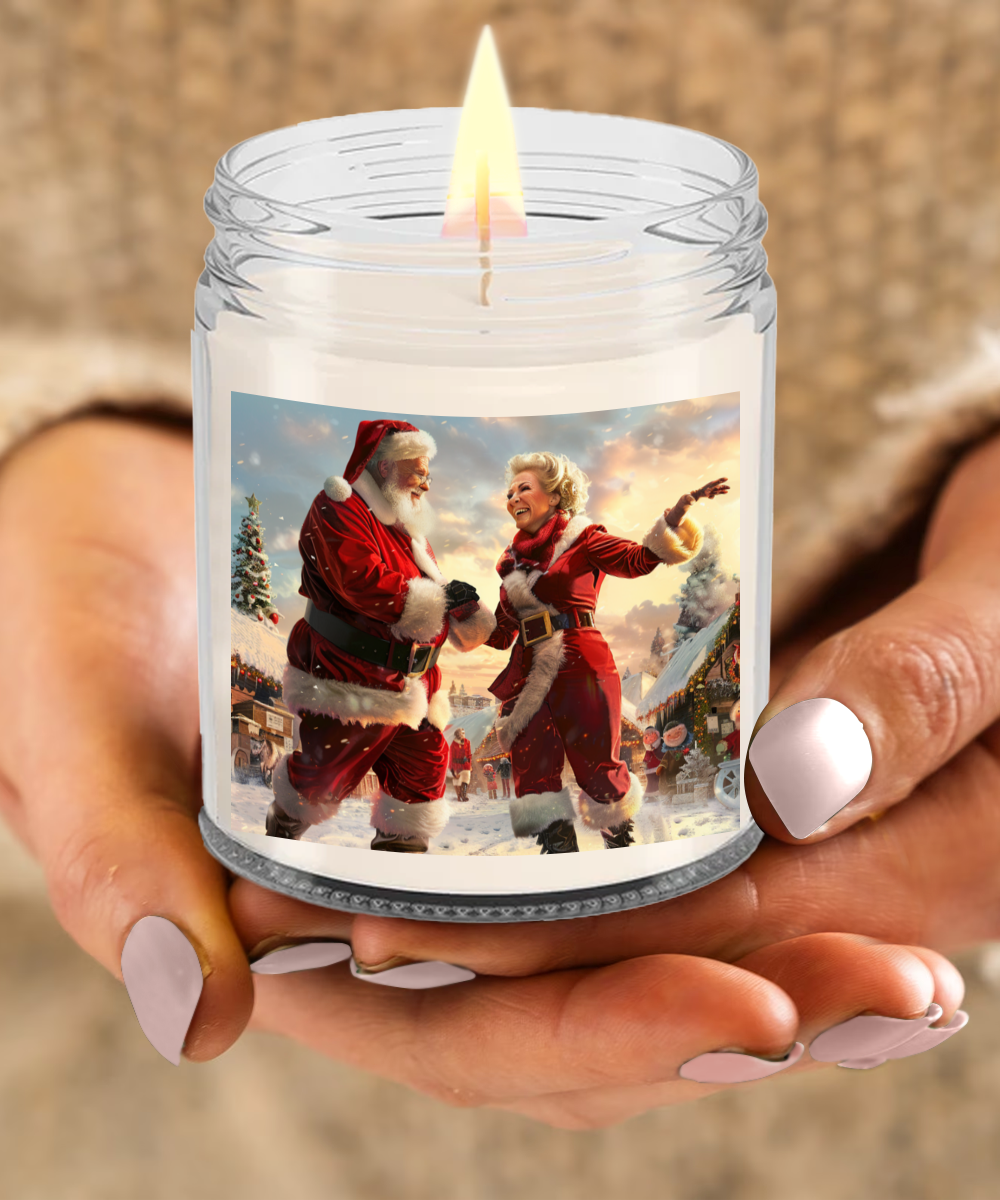 Claus Couple's Christmas Cheer Candle