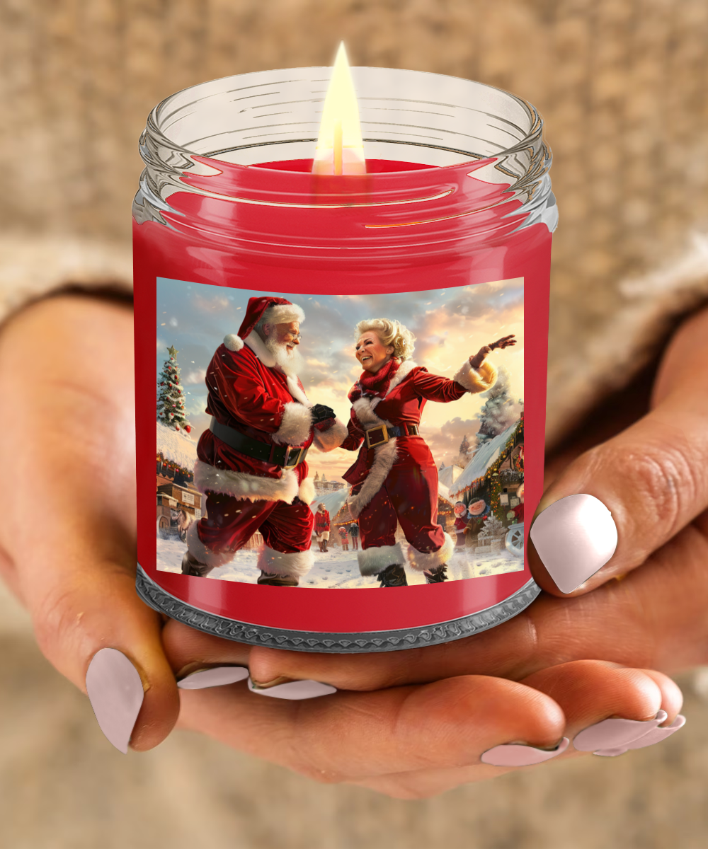 Claus Couple's Christmas Cheer Candle