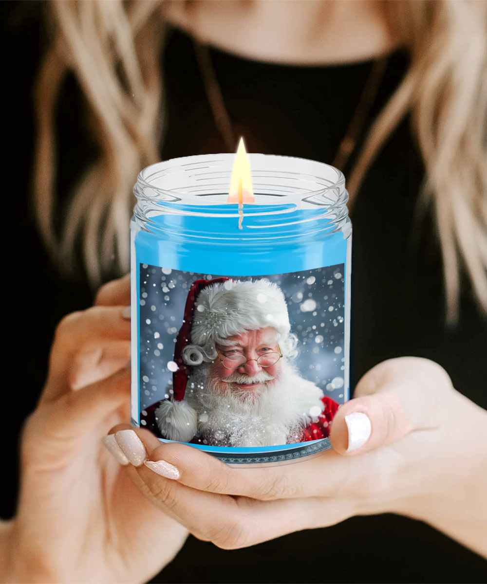 Papa Noel Candle