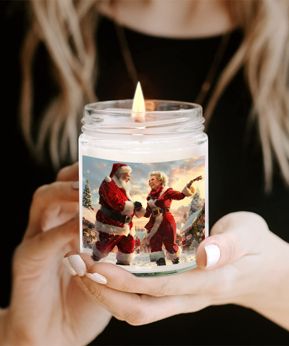 Claus Couple's Christmas Cheer Candle