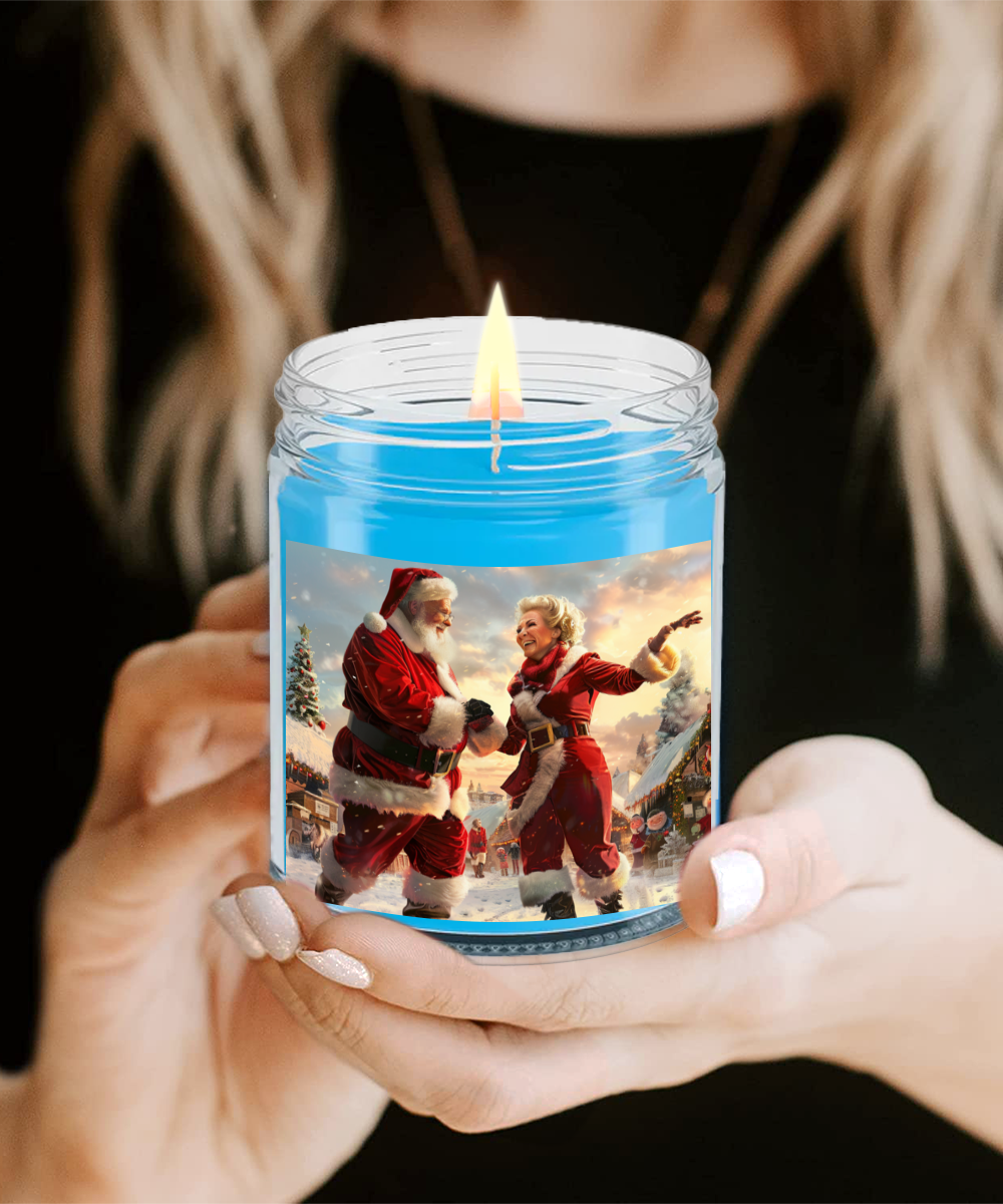 Claus Couple's Christmas Cheer Candle