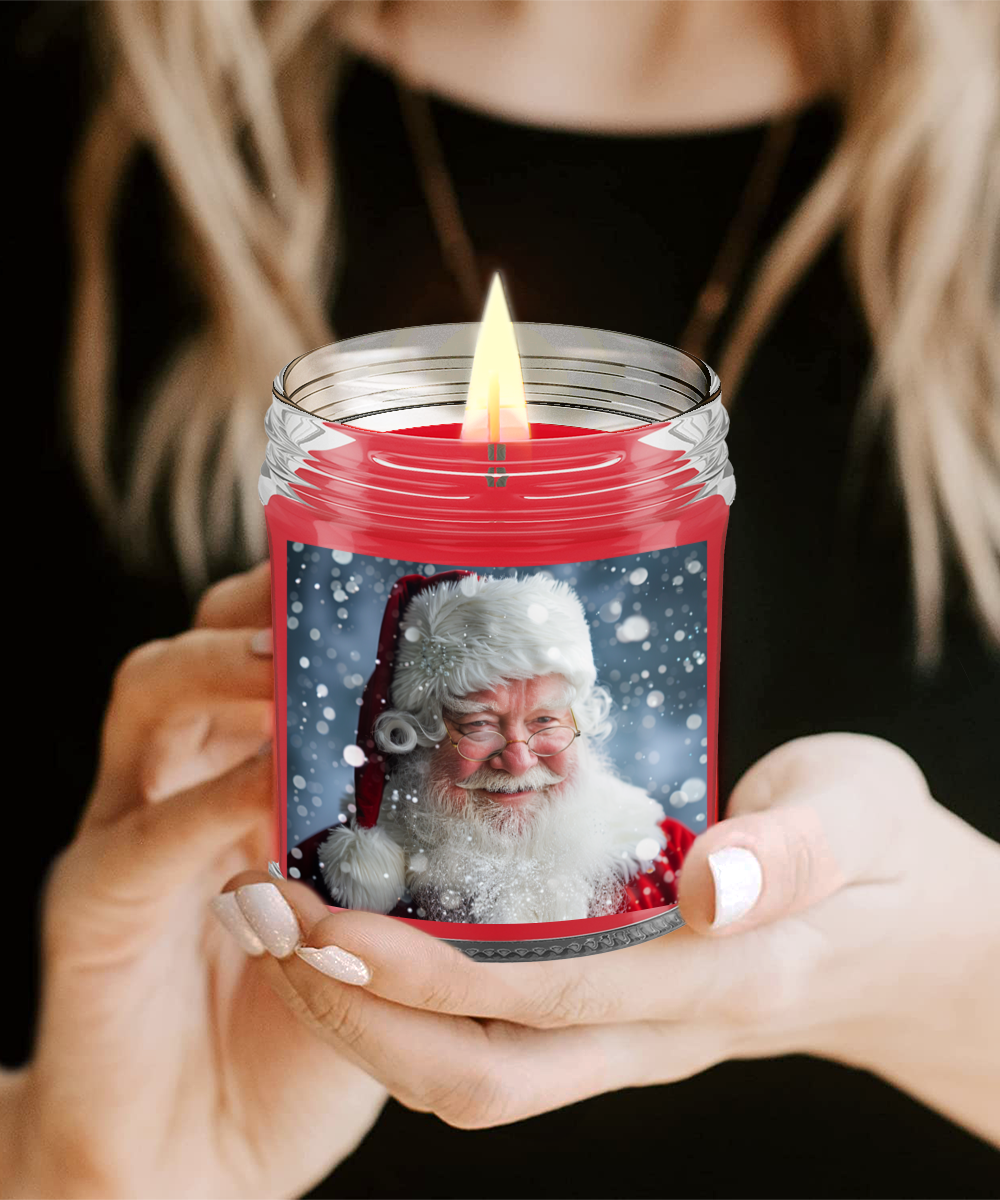 Papa Noel Candle