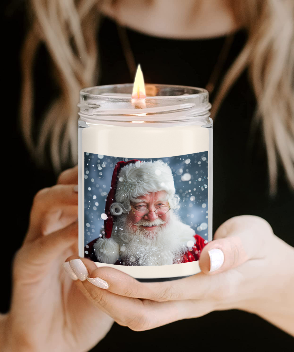 Papa Noel Candle