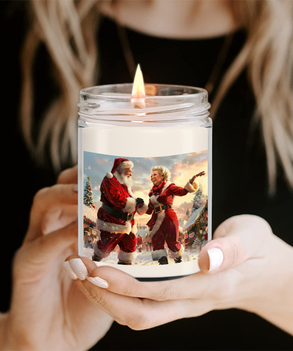 Claus Couple's Christmas Cheer Candle