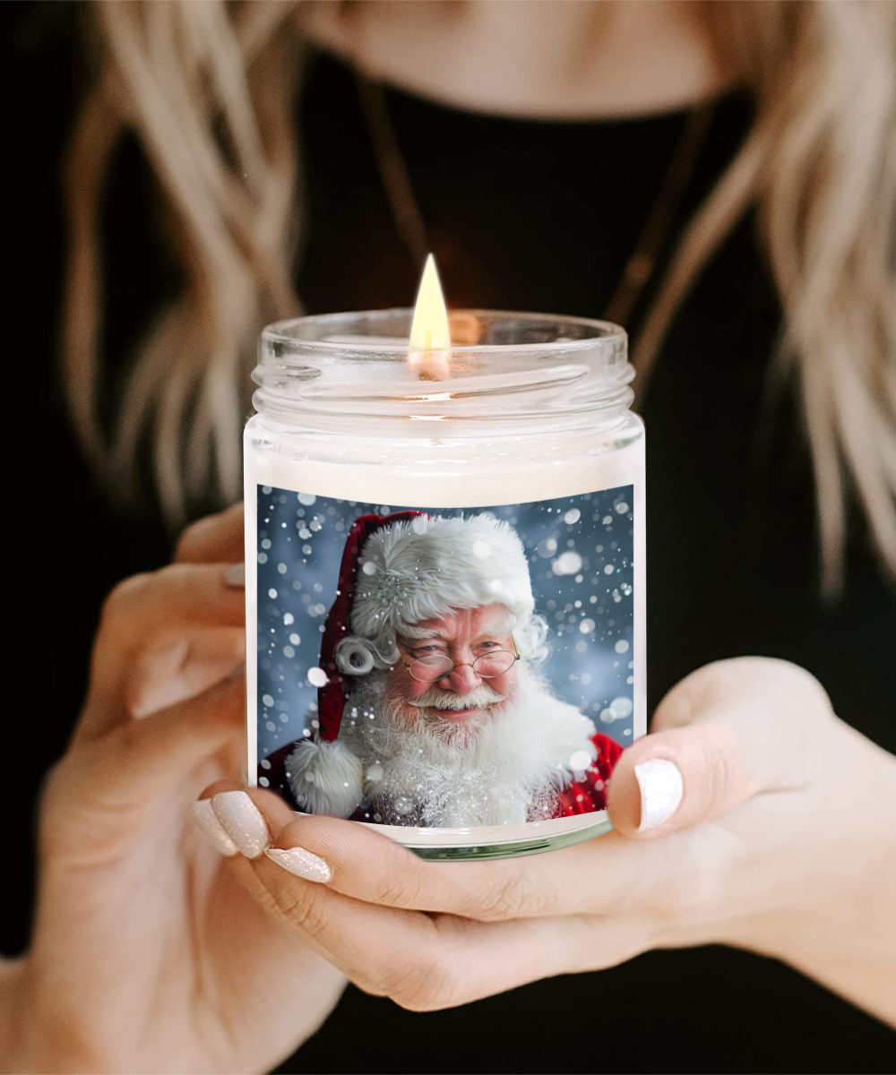 Papa Noel Candle