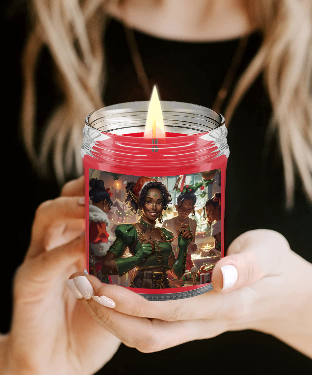 Merry Glitter Candle