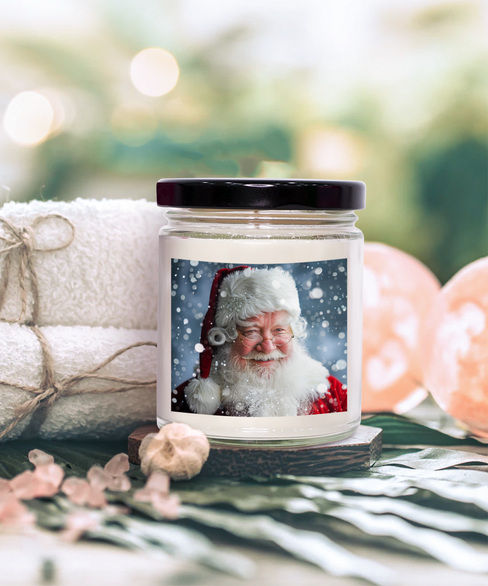 Papa Noel Candle