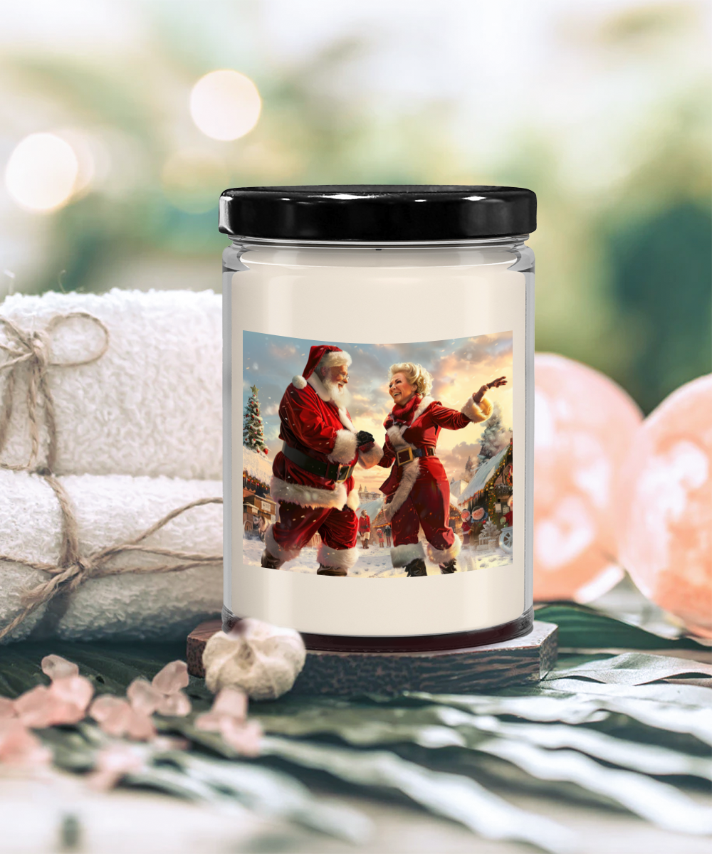 Claus Couple's Christmas Cheer Candle