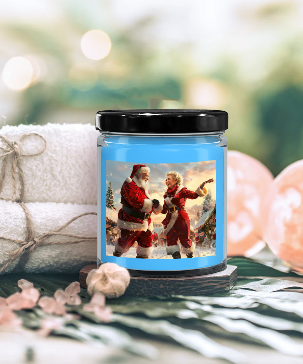 Claus Couple's Christmas Cheer Candle