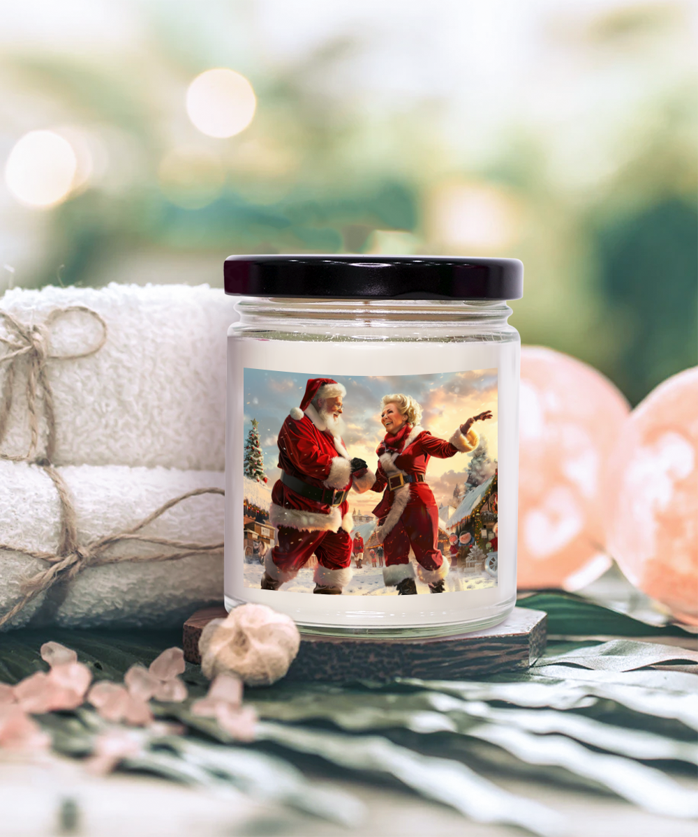 Claus Couple's Christmas Cheer Candle