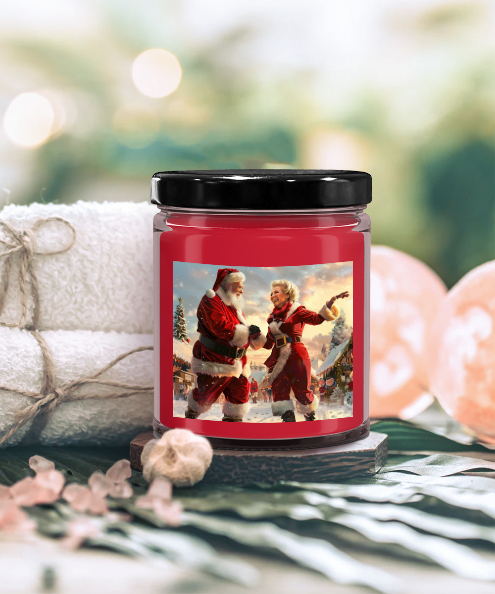 Claus Couple's Christmas Cheer Candle