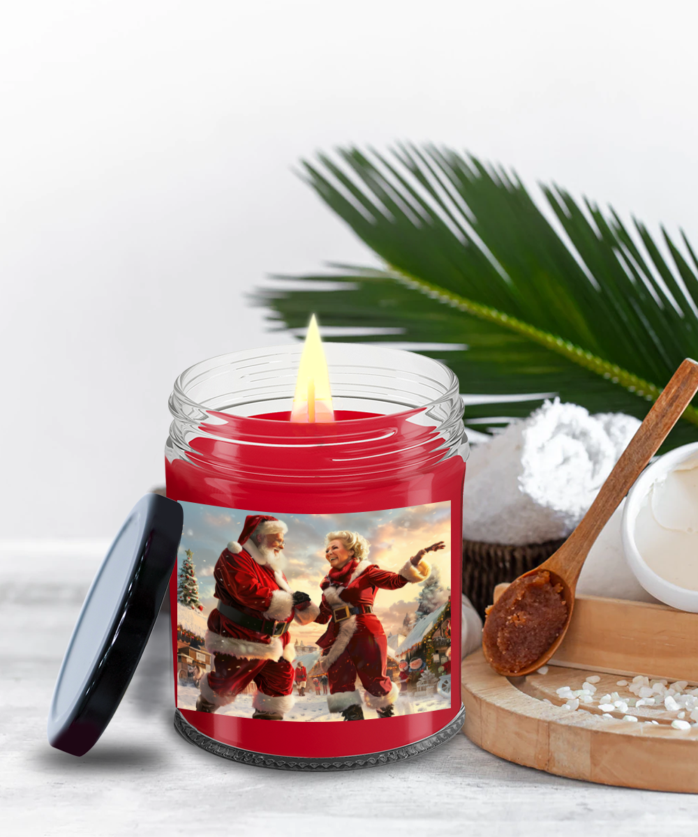 Claus Couple's Christmas Cheer Candle