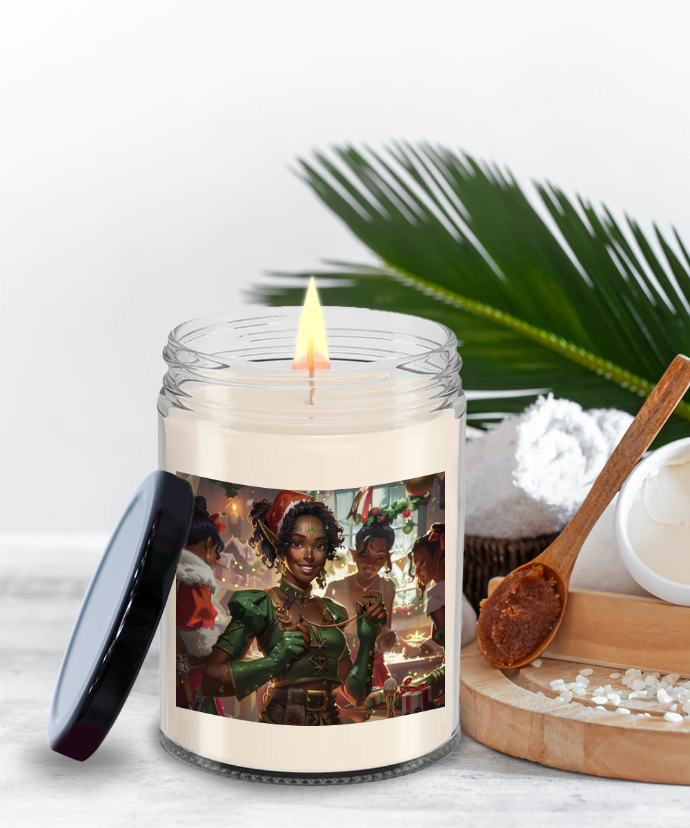 Merry Glitter Candle