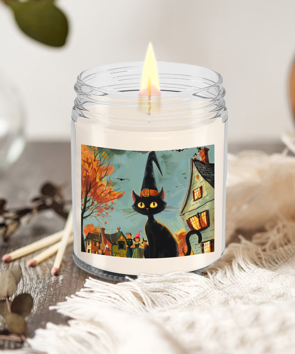 Spooky Cat Candles