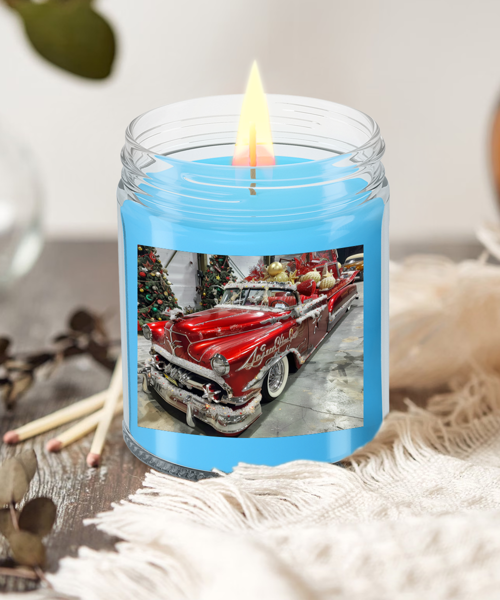 Old School Claus Candle