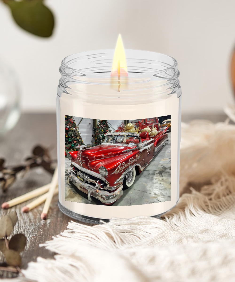 Old School Claus Candle