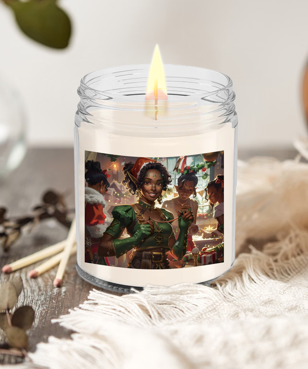 Merry Glitter Candle