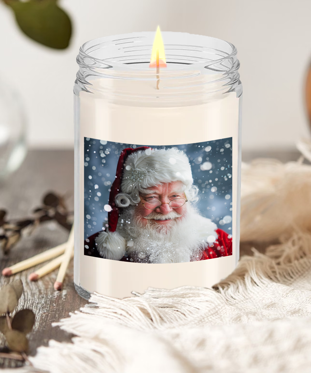 Papa Noel Candle