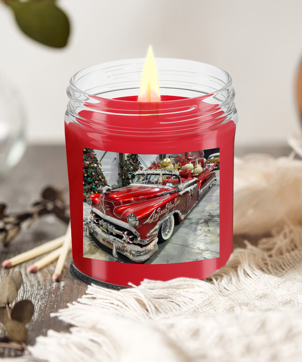 Old School Claus Candle