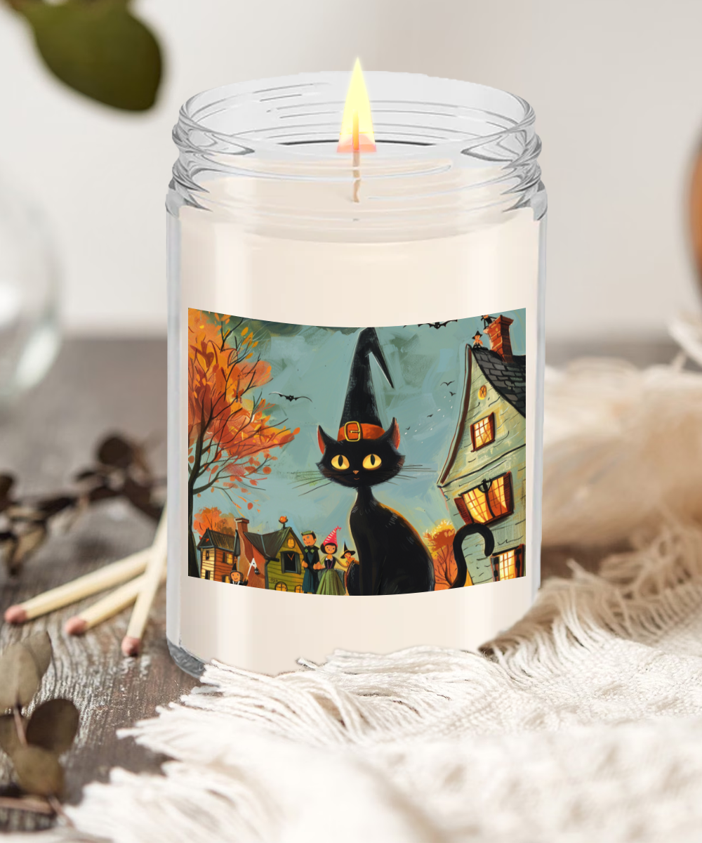 Spooky Cat Candles