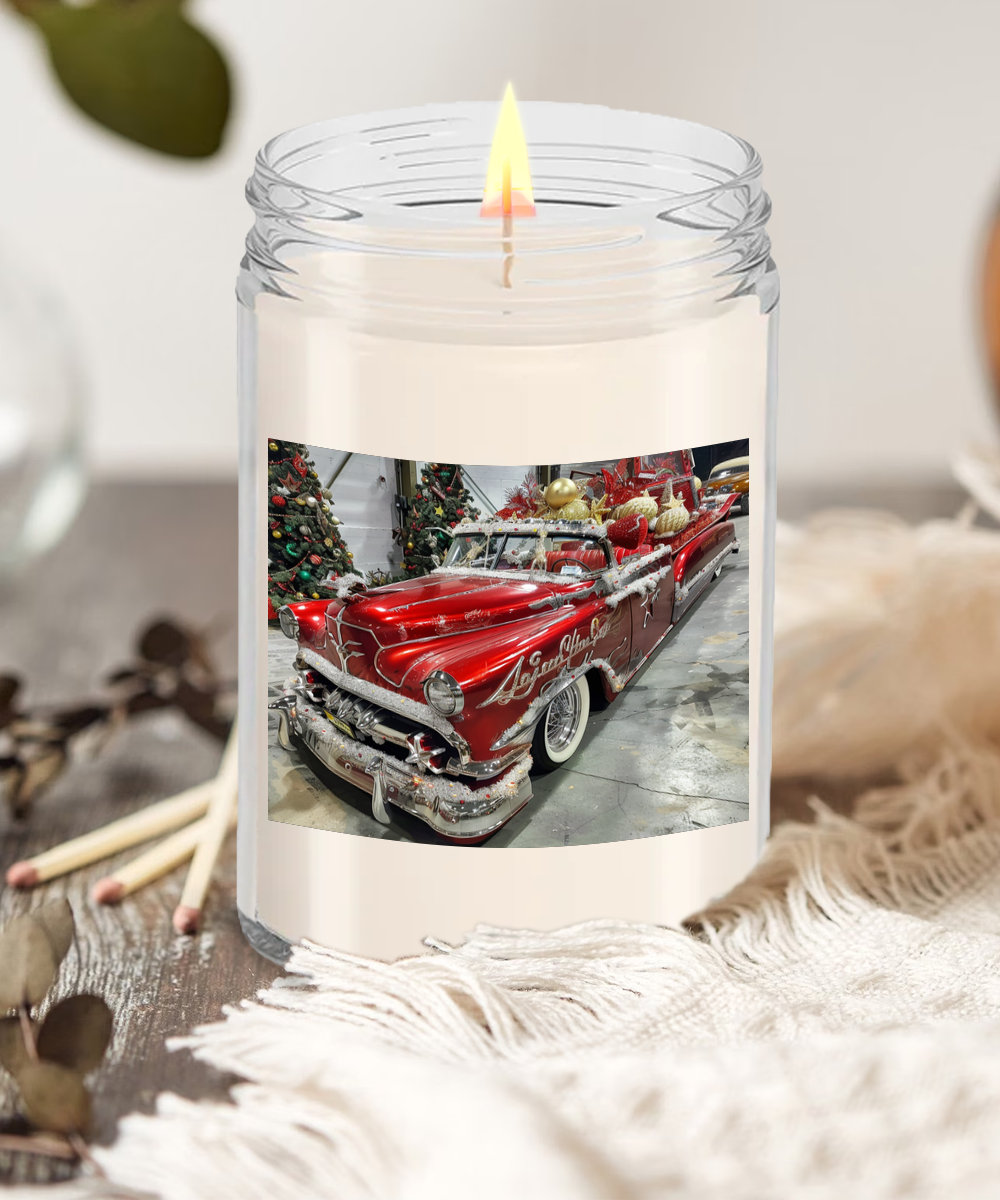 Old School Claus Candle