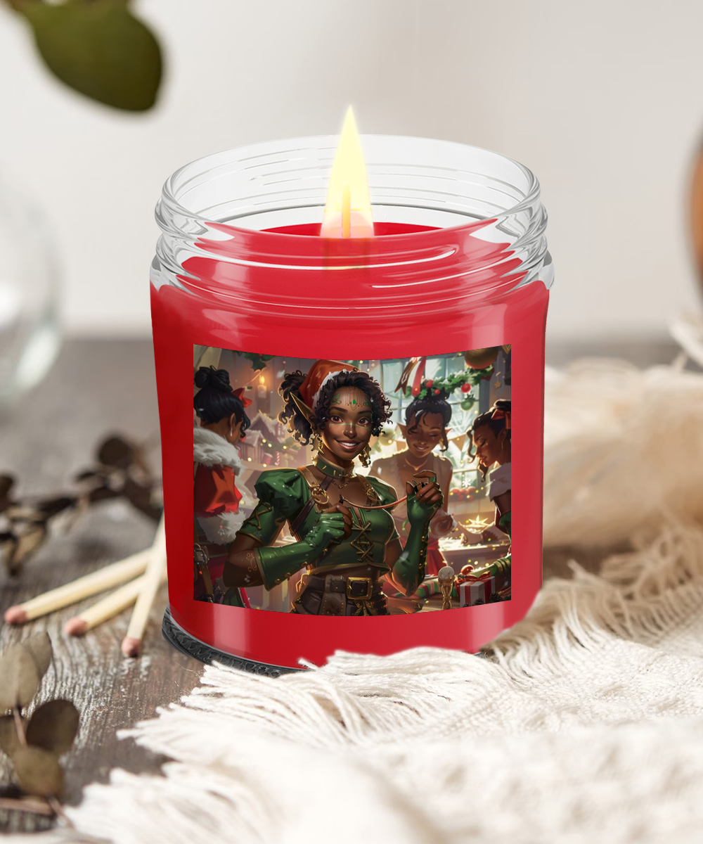 Merry Glitter Candle