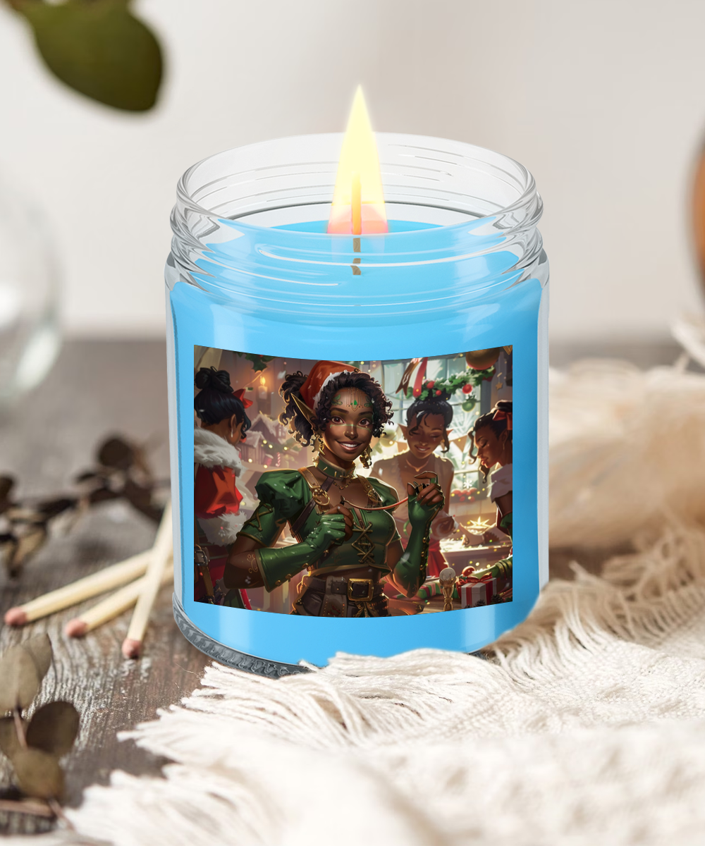 Merry Glitter Candle