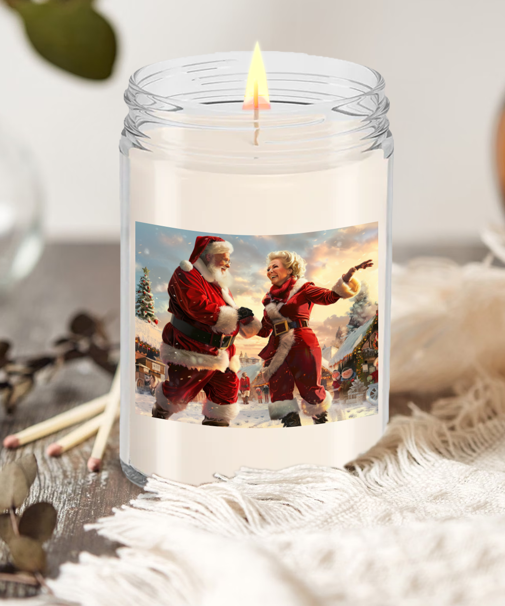 Claus Couple's Christmas Cheer Candle