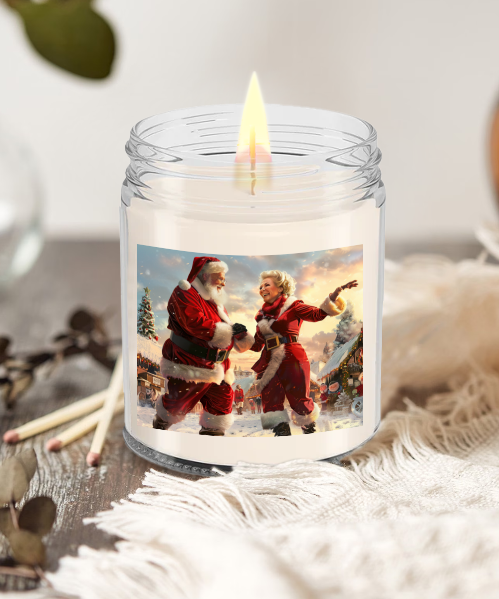 Claus Couple's Christmas Cheer Candle