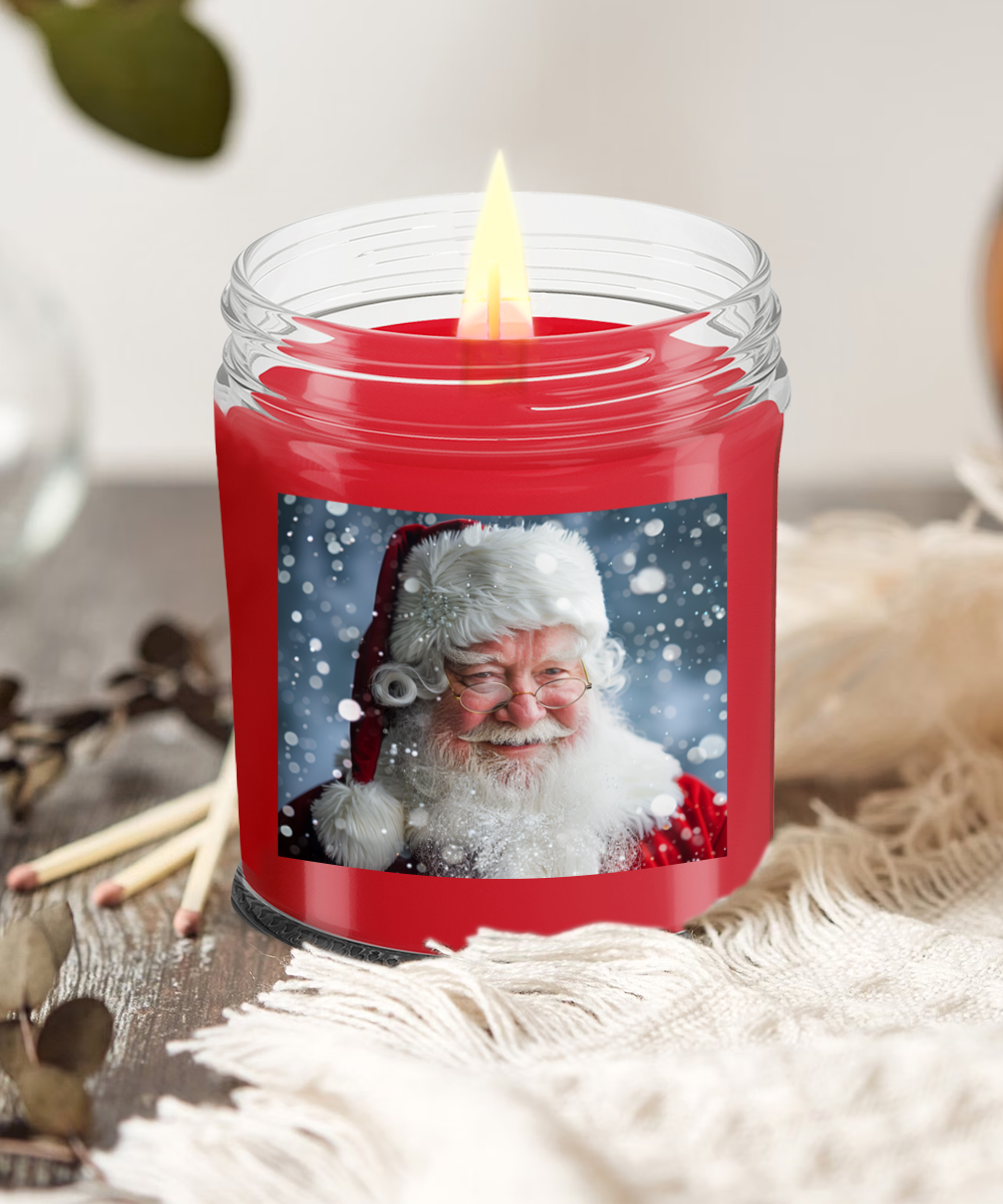 Papa Noel Candle