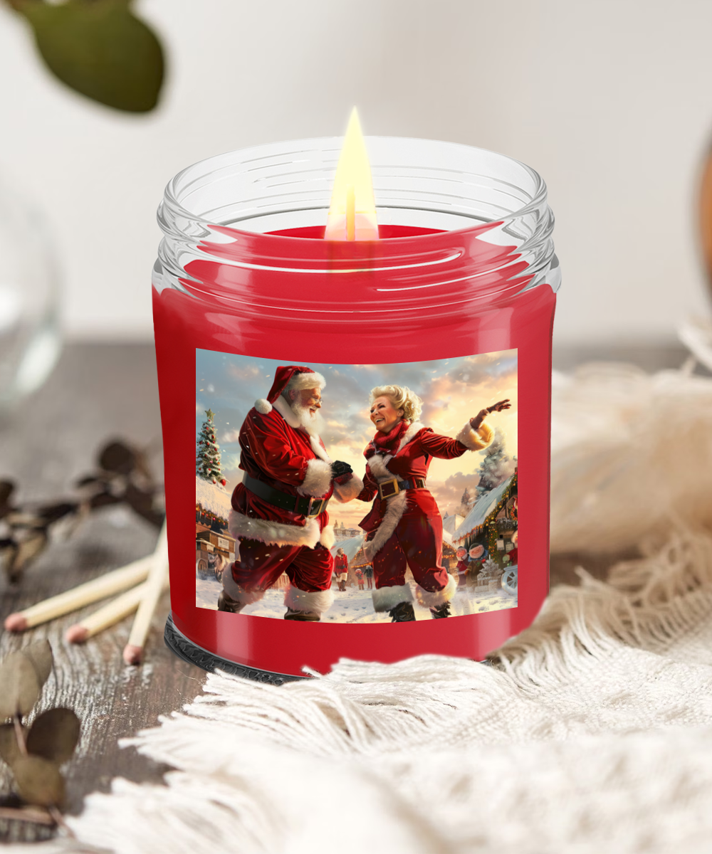 Claus Couple's Christmas Cheer Candle